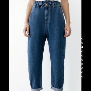 Zara, size 26/2, Baggy Paperbag jeans, Only worn once